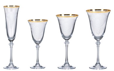 Regency Gold Glassware Catalogue Image