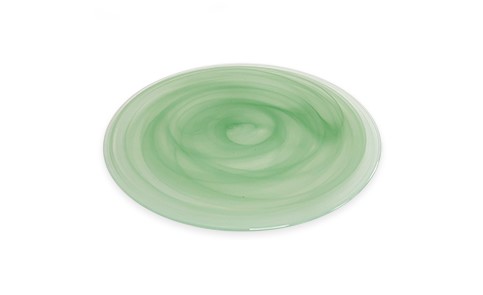 114036 Green Glass Charger 295X295